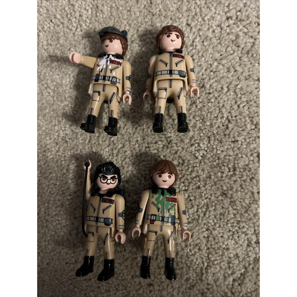 Ghostbusters Playmobil Lot Of 4 Action Figures